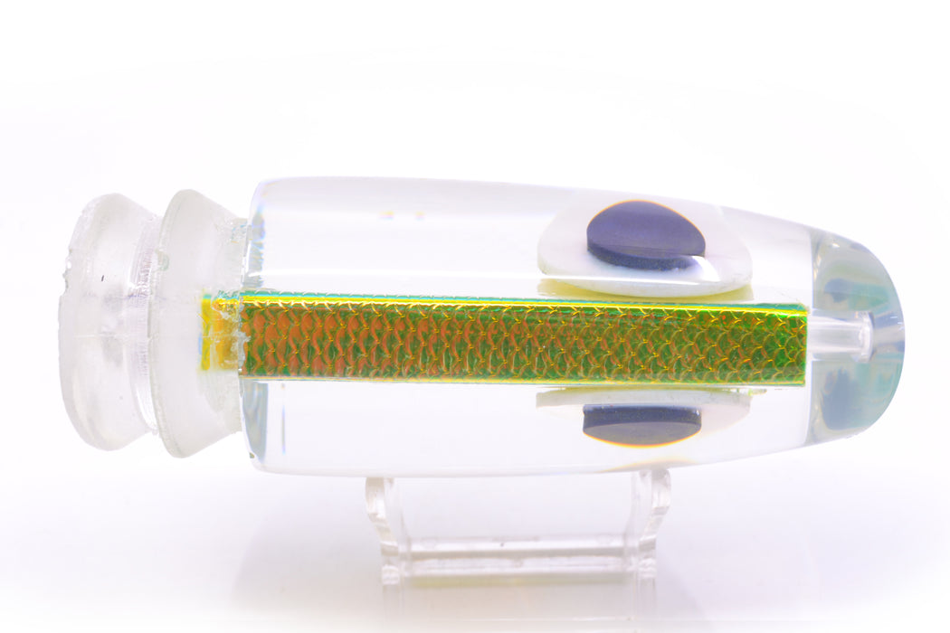 Joe Yee Lures by KEGZ Yellow Rainbow Scale Black-White Eyes Super Plunger 14" 7.2oz