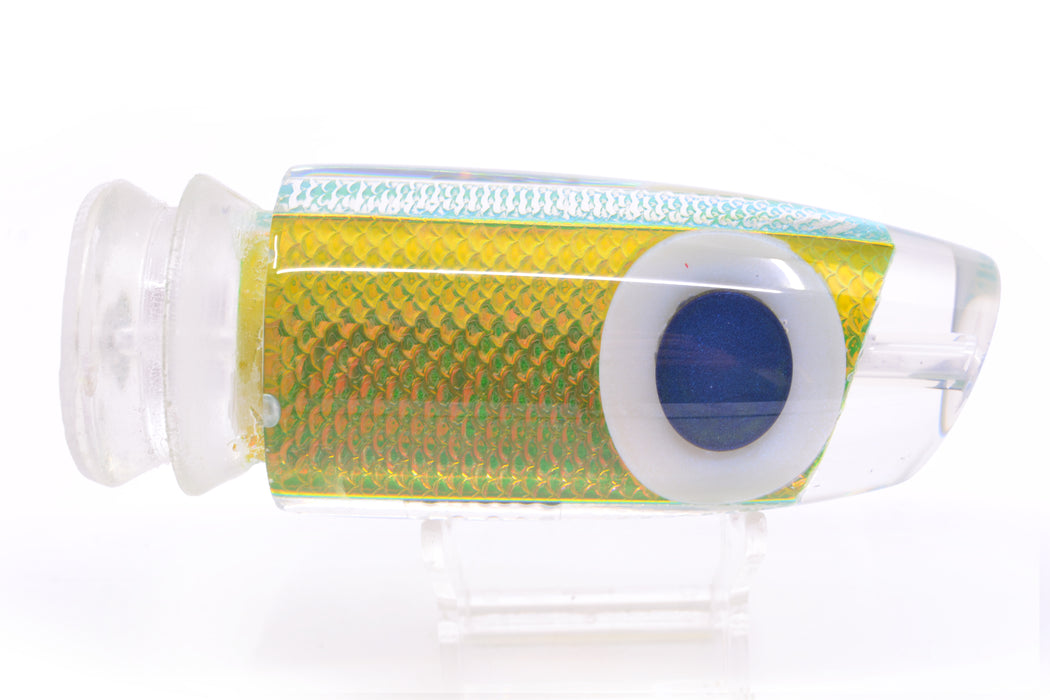 Joe Yee Lures by KEGZ Yellow Rainbow Scale Black-White Eyes Super Plunger 14" 7.2oz