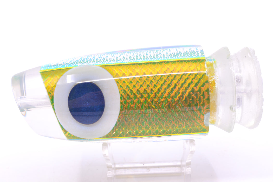 Joe Yee Lures by KEGZ Yellow Rainbow Scale Black-White Eyes Super Plunger 14" 7.2oz
