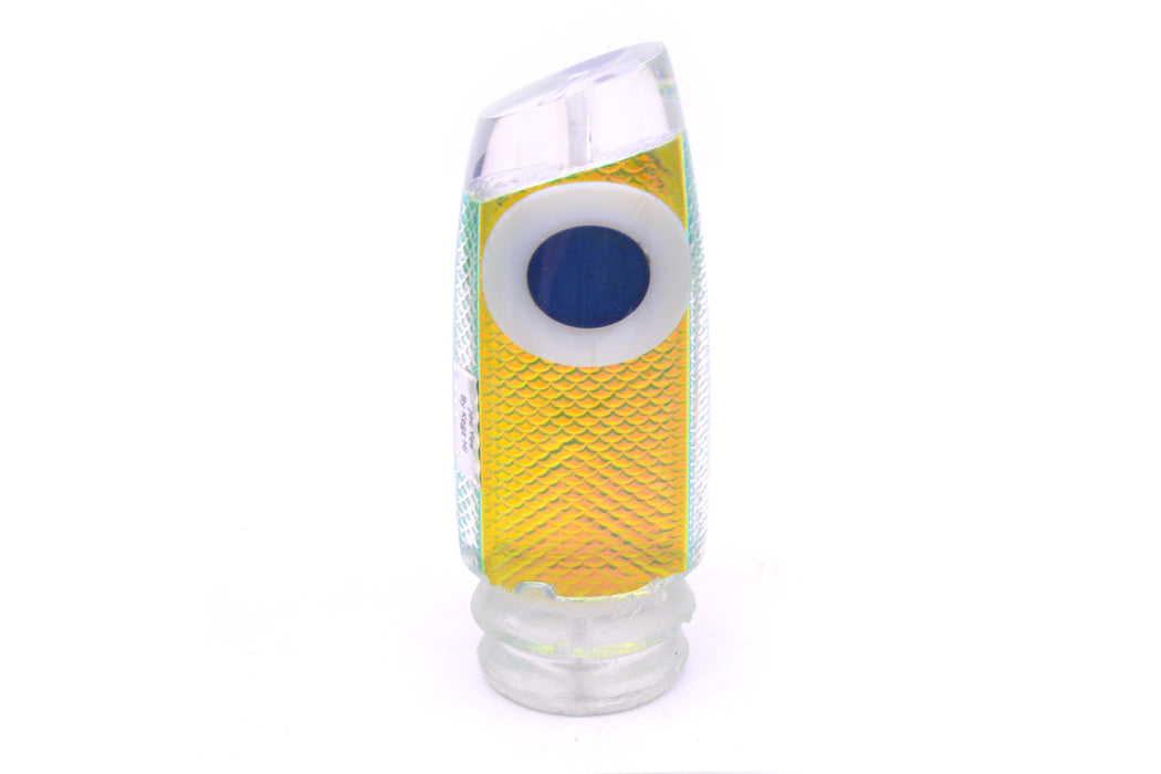 Joe Yee Lures by KEGZ Yellow Rainbow Scale Black-White Eyes Super Plunger 14" 7.2oz