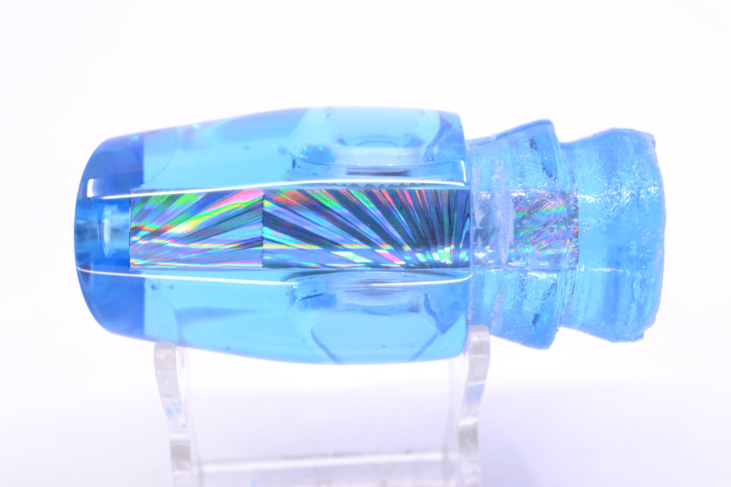 Joe Yee Lures by KEGZ Ice Blue Rainbow Starburst Teddy Bear Eyes Apollo 12" 2.8oz