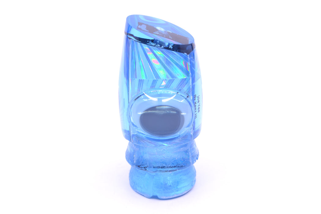 Joe Yee Lures by KEGZ Ice Blue Rainbow Starburst Teddy Bear Eyes Apollo 12" 2.8oz