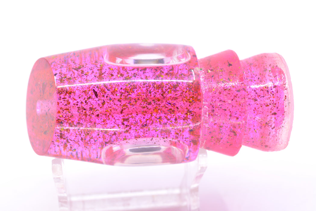 Joe Yee Lures by KEGZ Transparent Pink Rainbow Flake Teddy Bear Eyes Apollo 12" 2.8oz