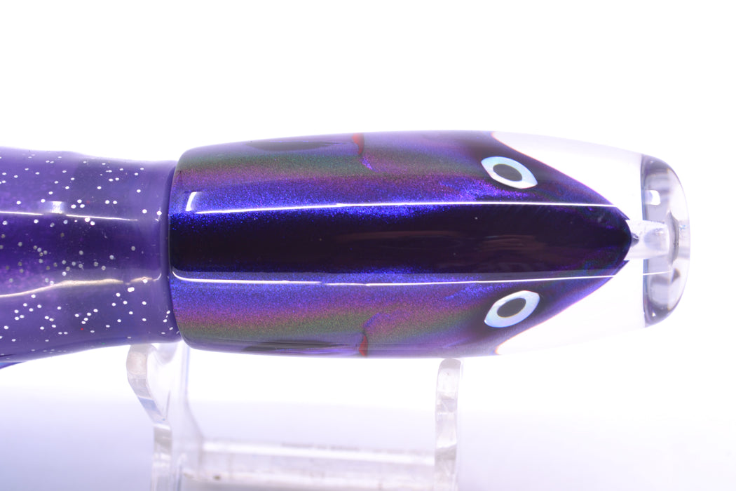 JB Signature Lures Bleeding Purple Skipjack Medium Plunger 9" 5oz Skirted Purple-Blue
