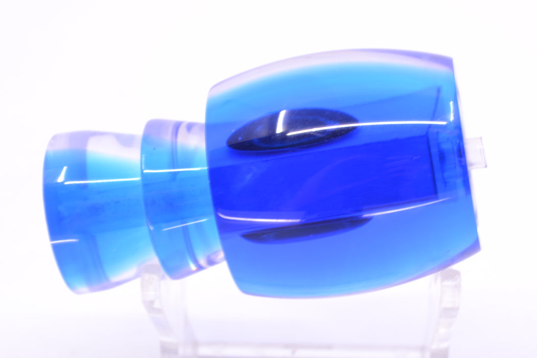 Moyes Lures White MOP Blue Back Taxi Eyes Medium Secret 10" 2oz