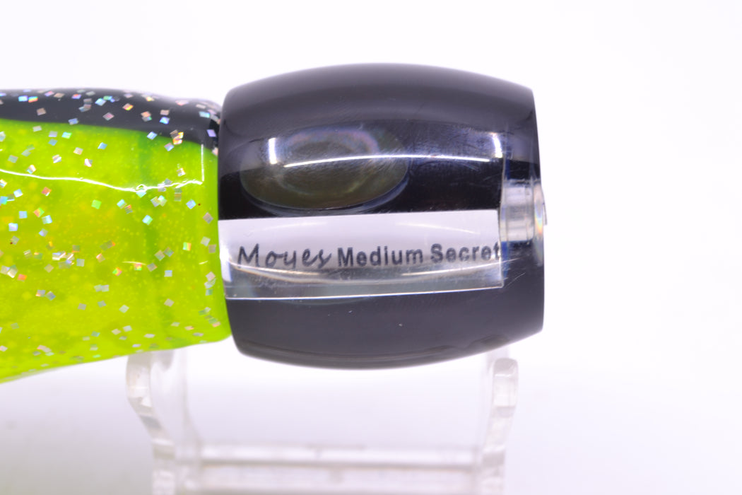 Moyes Lures Clear Mirrored Black Back Medium Secret 10" 5oz Skirted Magic Johnson