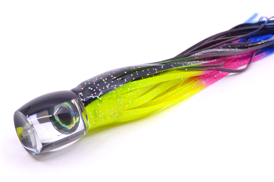 Moyes Lures Clear Mirrored Black Back Medium Secret 10" 5oz Skirted Magic Johnson
