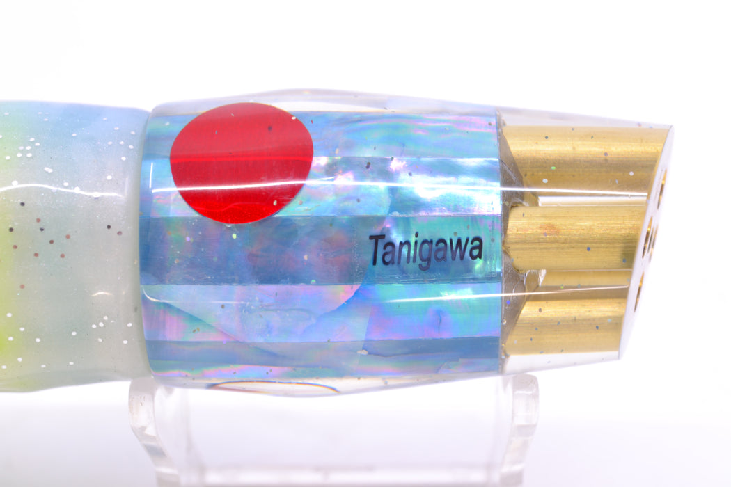 Tanigawa Lures Ice Blue Awabi Red Eyes 4-Hole Slant 9"+ 11oz Skirted Fruit Salad GZE