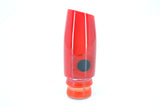 Joe Yee Red Pearl Black-Red Handmade Eyes Medium Plunger 12" 4.5oz