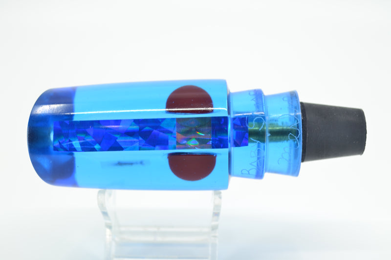Aloha Lures Blue Mirrored Blue Rainbow Back Red Eyes Baby Smash Bait 12" 6.2oz EZ-K