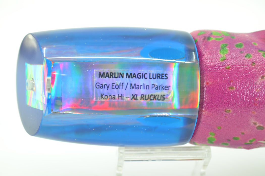 Marlin Magic Pink Awabi Blue Back Brown-Silver Eyes XL Ruckus 16" 15oz ALV Pink Mahi
