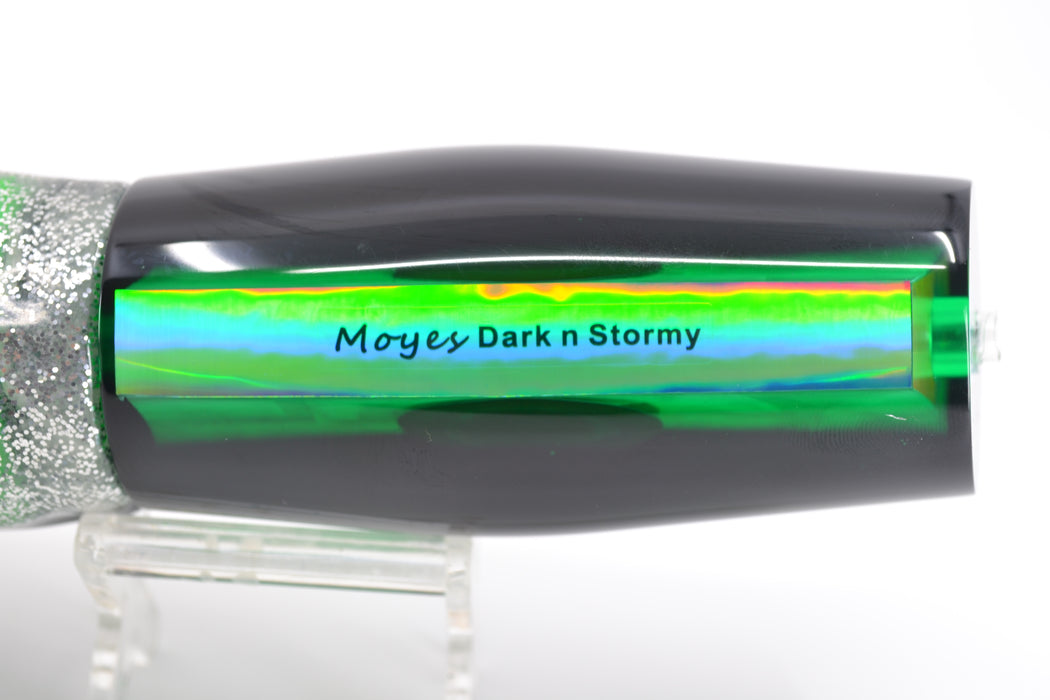 Moyes Lures Mean Joe Green Dark-N-Stormy 14" 12.2oz Skirted Black-Silver-Green