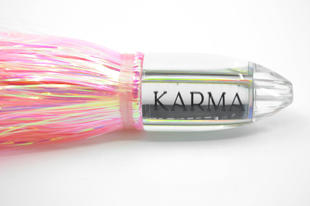 Koya Lures Mirrored Karma 4-Hole Bullet 4.5" 1.5oz Flashabou Pink-Orange