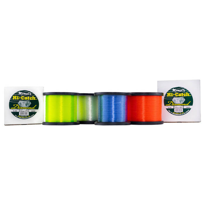 Momoi Hi-Catch Diamond Nylon Monofilament Line 1000YDS