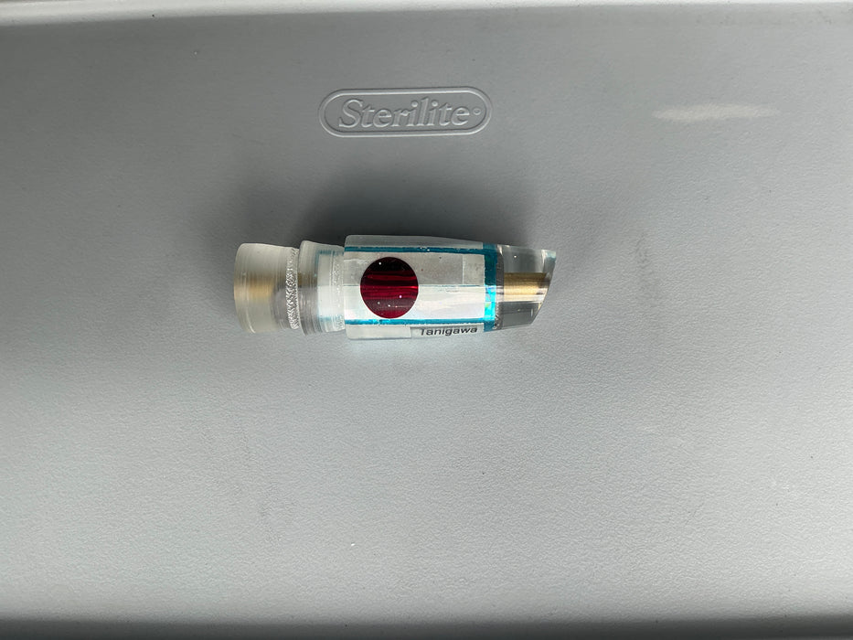 Tanigawa Lures Ice Blue Rainbow White Shell Red Eyes Small Slant 7" 3oz Head Only EZ-K