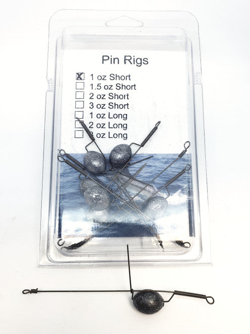 Fish Razr Pin Rigs Short 6pk