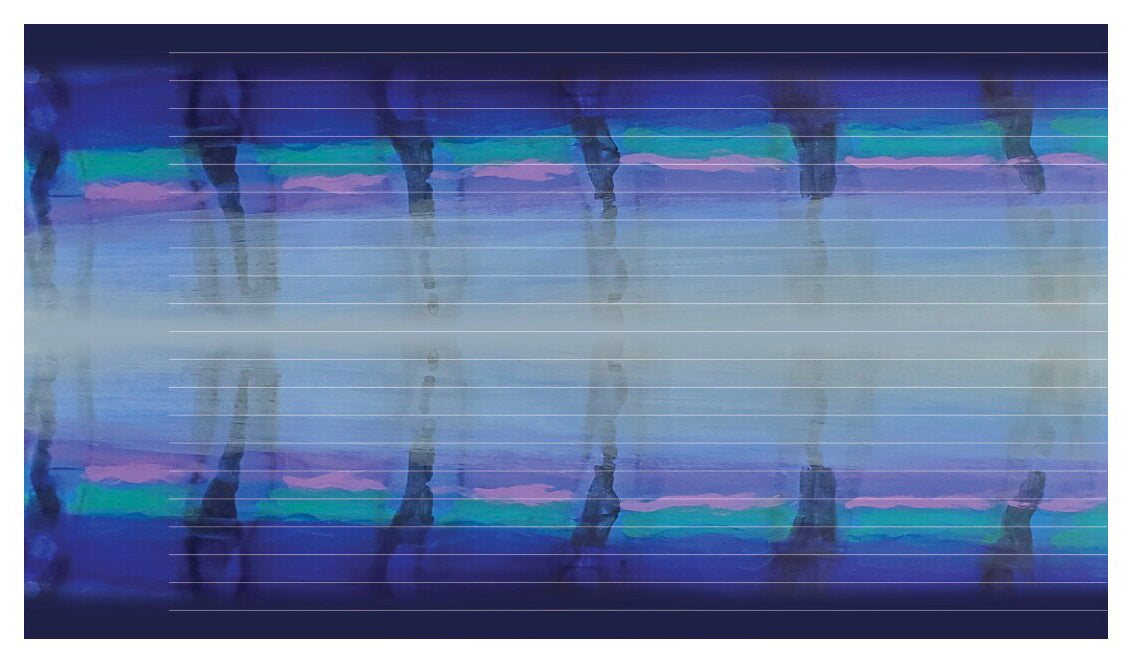 Fire Tailz "Fired Up" Pre-Cut Vinyl Sheets - Blueberry EZ-K