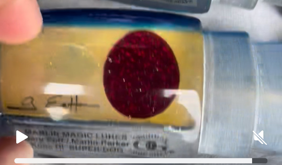 Marlin Magic Golden MOP Blue Back Red Eyes Super Dog 16" 12oz EZ-K