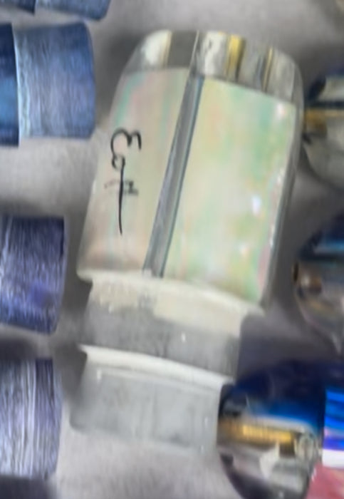 Marlin Magic White Awabi Shell 4-Hole Jumbo HSAP Jet 9" 4.3oz EZ-K