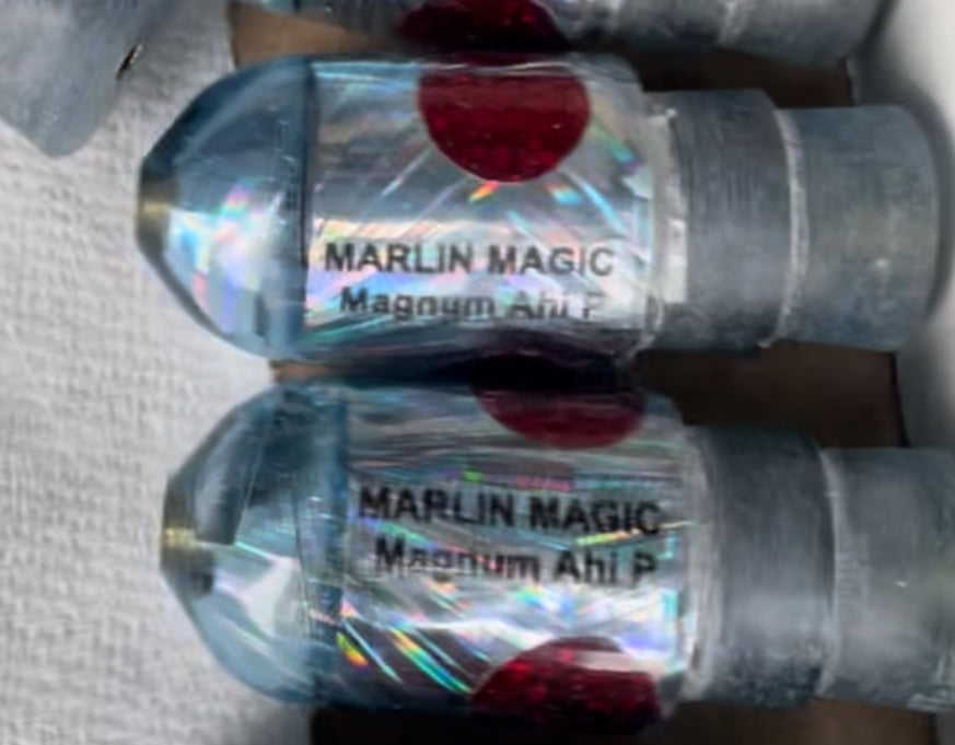 Marlin Magic Ice Blue Starburst Red Eyes Magnum AP Bullet 7" 4oz EZ-K