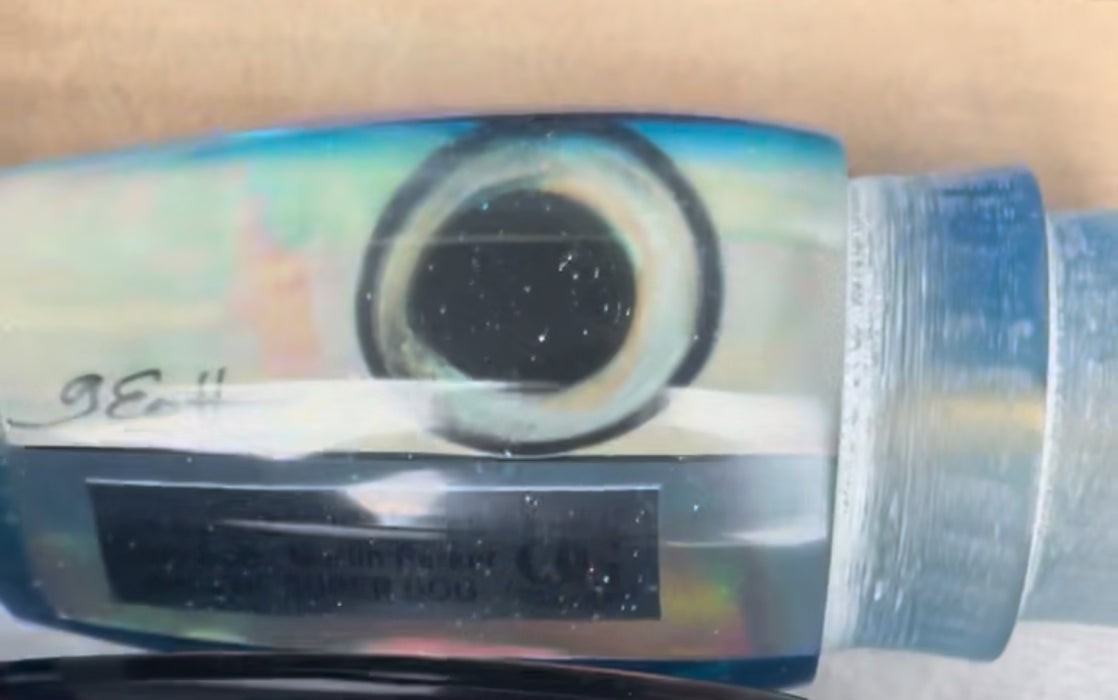 Marlin Magic White Awabi Shell Blue Back Taxi Eyes Super Dog 16" 12oz EZ-K