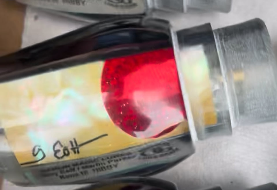 Marlin Magic Golden MOP Black Back Red Eyes Hibby 14" 8oz EZ-K