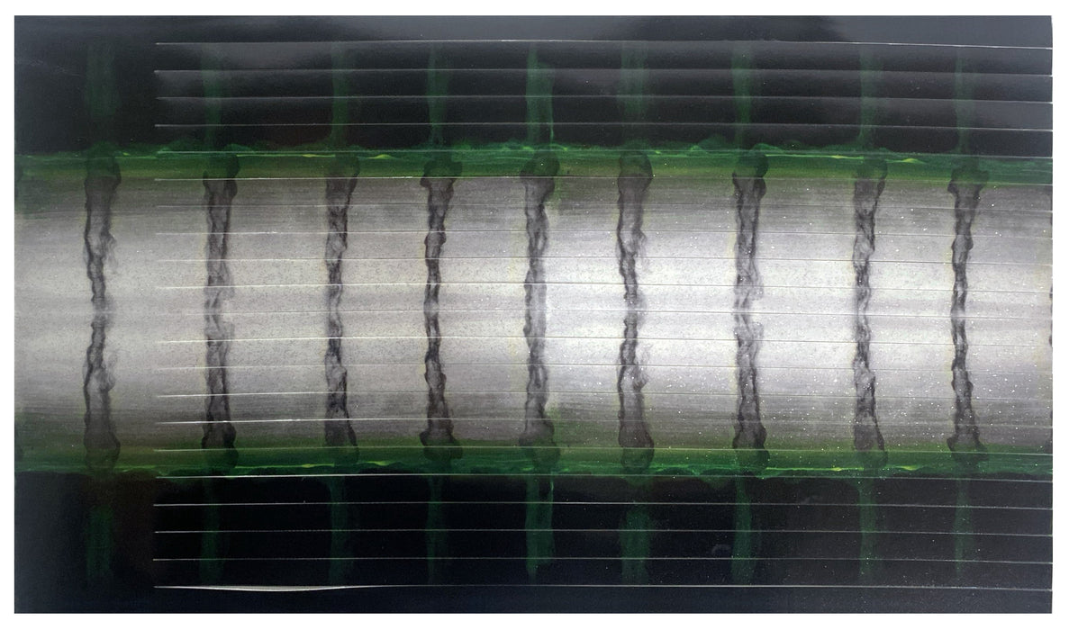 Fire Tailz "Fired Up" Pre-Cut Vinyl Sheets - Green Drip EZ-K