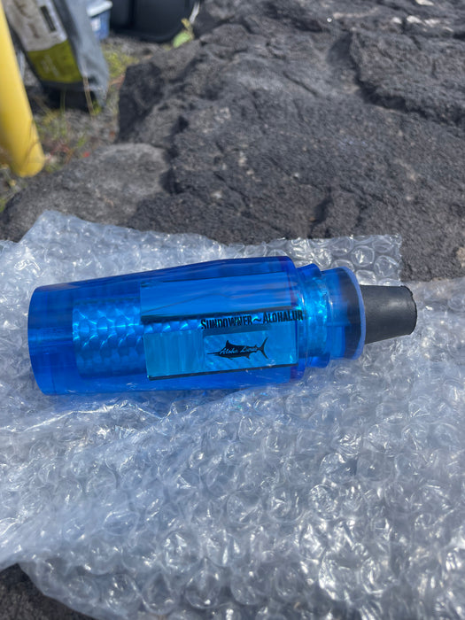 Aloha Lures Blue Mirrored Silver Rainbow Scale Sundowner 14" 8oz EZ-K