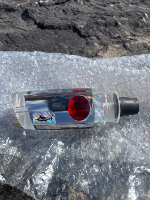 Aloha Lures Clear Mirrored Silver Starburst Red Eyes Smash Bait 14" 9.5oz EZ-K