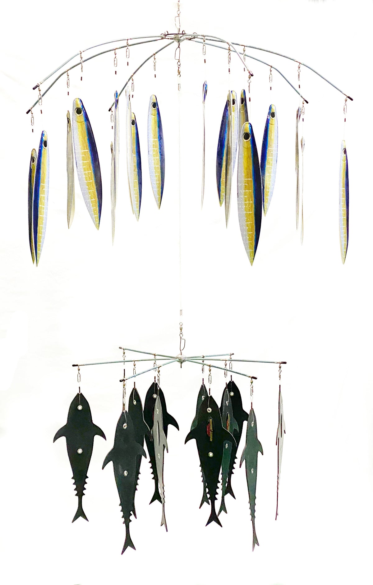 Custom Fire Tailz Yellowfin GMT Kona Strong Flap 2-Tier Dredge Pre