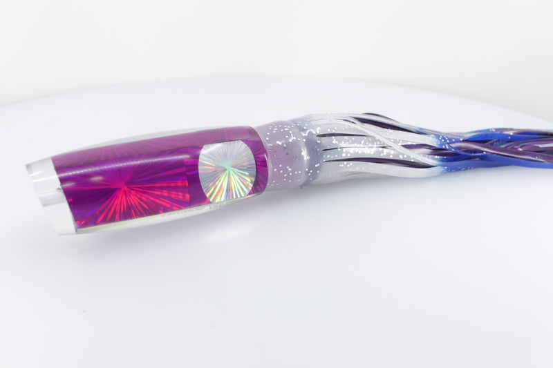 Bonze Lures Purple Starburst Silver Starburst Eyes Sea Creature 12" 7.5oz