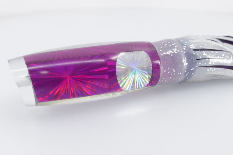 Bonze Lures Purple Starburst Silver Starburst Eyes Sea Creature 12" 7.5oz