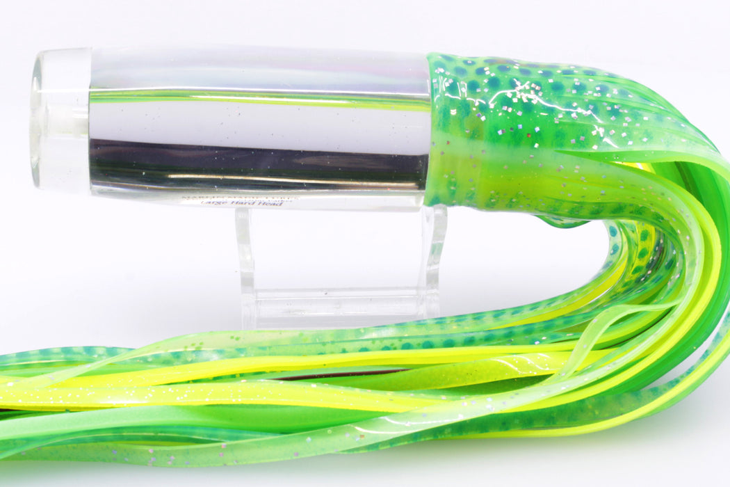 Hawaiian Malolo Bird Teaser Neon Frog + Marlin Magic Large Hard Head Pre-Rigged Combo