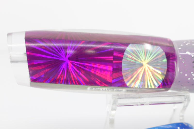Bonze Lures Purple Starburst Silver Starburst Eyes Sea Creature 12" 7.5oz