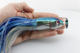 JB Signature Lures Deadly Ice Blue-Yellow-Silver Small Rocket 7" 4oz Skirted