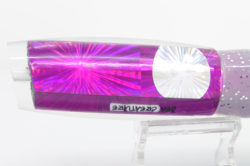 Bonze Lures Purple Starburst Silver Starburst Eyes Sea Creature 12" 7.5oz