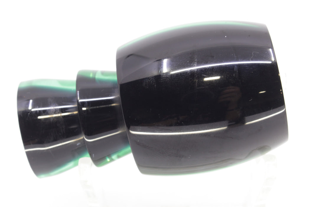 Moyes Lures Green MOP Black Back Taxi Eyes Medium Secret 10" 2oz