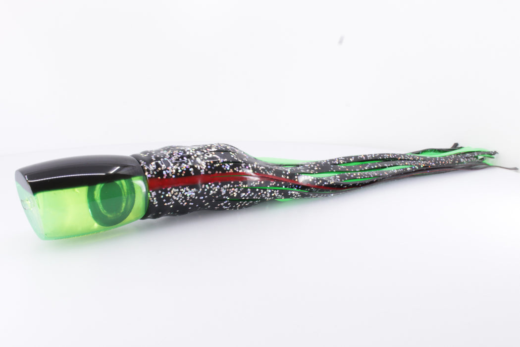 Moyes Lures Green MOP Black Back Boogeyman 12" 7oz Skirted Black