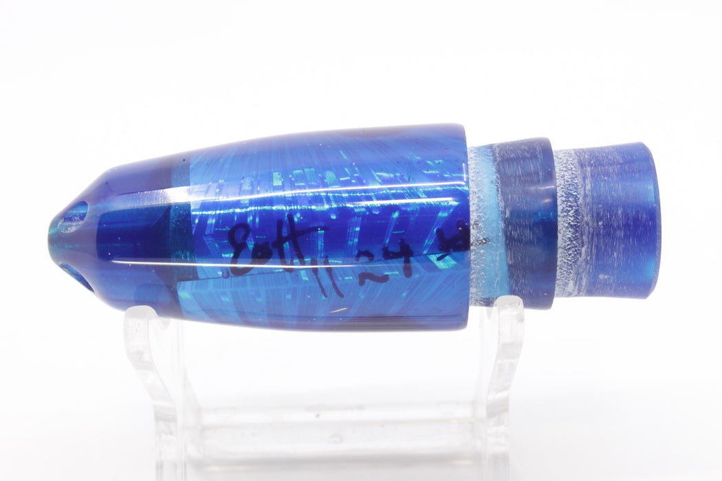 Marlin Magic Lures Blue Starburst Red Eyes Infant Blue Jet 7" 4oz EZ-K