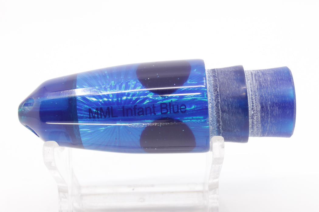 Marlin Magic Lures Blue Starburst Red Eyes Infant Blue Jet 7" 4oz EZ-K