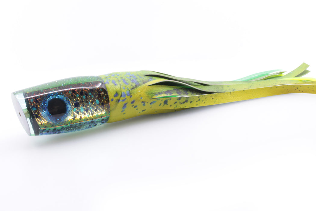 Tsutomu Lures Mahi Mahi Blunt Cut Face 12" 7oz ALV Yellow Mahi *KNICK*