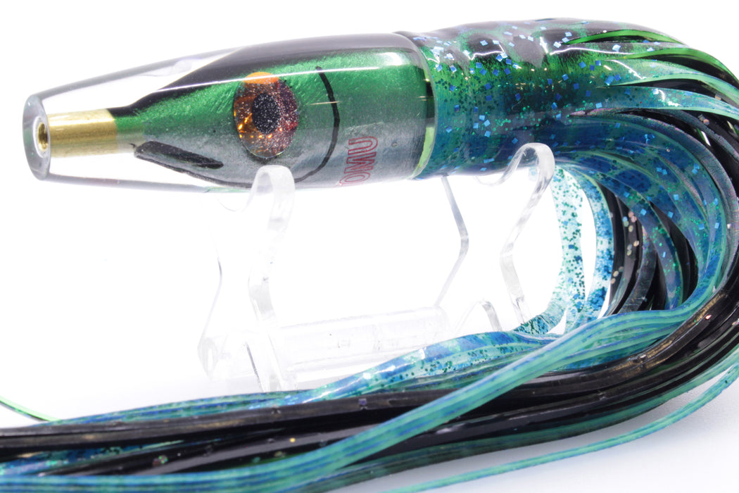 Tsutomu Lures "Mean Joe Green" Fish Head Poke Invert 6" 3.2oz Skirted