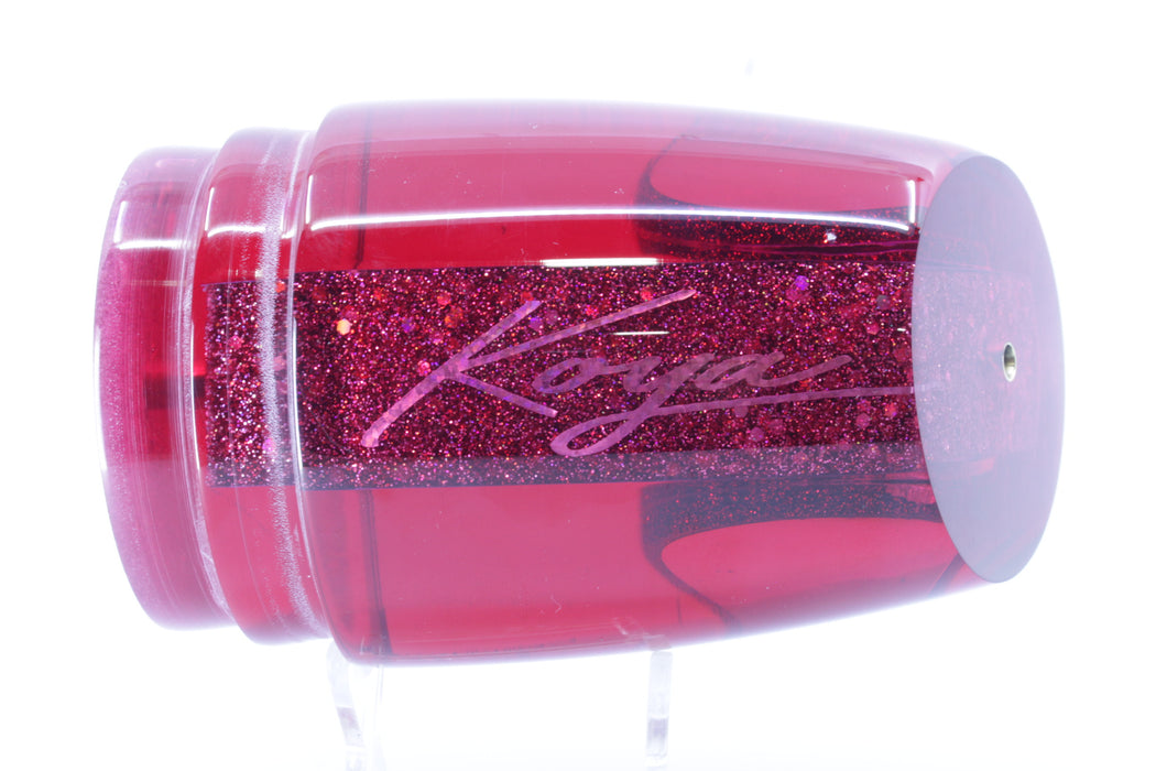 Koya Lures Red Rainbow Starburst Red Eyes XXL Poi Dog Teaser 24oz