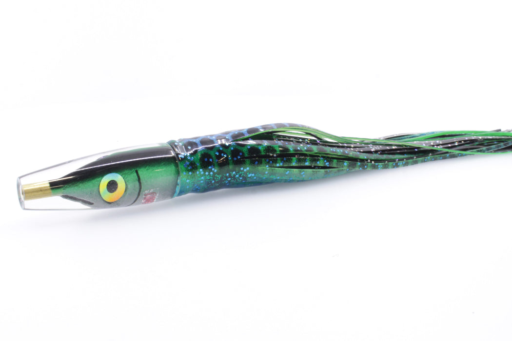 Tsutomu Lures "Mean Joe Green" Fish Head Poke Invert 6" 3.2oz Skirted