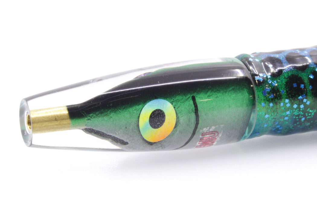 Tsutomu Lures "Mean Joe Green" Fish Head Poke Invert 6" 3.2oz Skirted