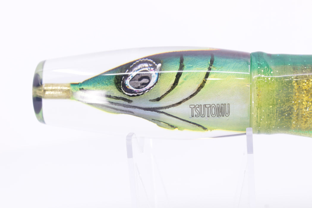 Tsutomu Lures Yellowfin Fish Head H1 Invert 9"+ 9.6oz Skirted