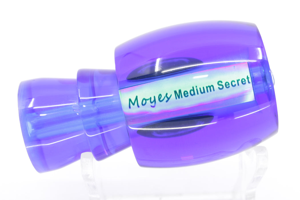 Moyes Lures Blue MOP Dark Blue Back Taxi Eyes Medium Secret 10" 2oz