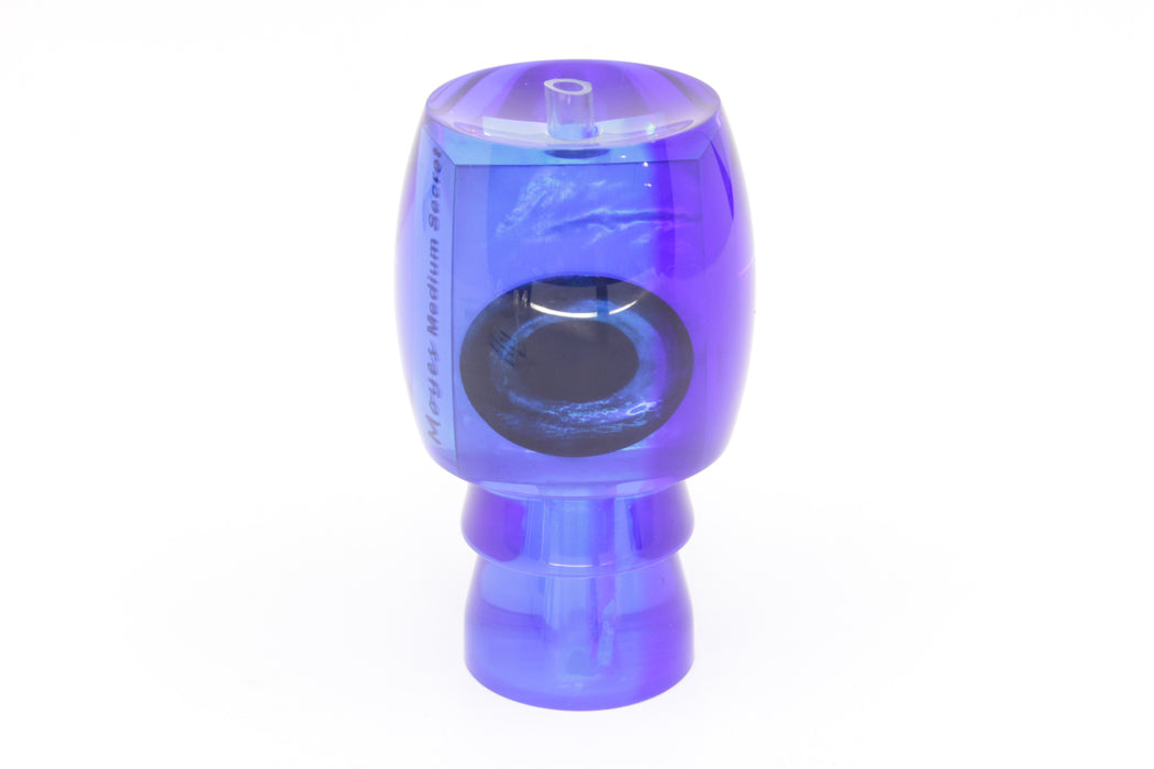 Moyes Lures Blue MOP Dark Blue Back Taxi Eyes Medium Secret 10" 2oz