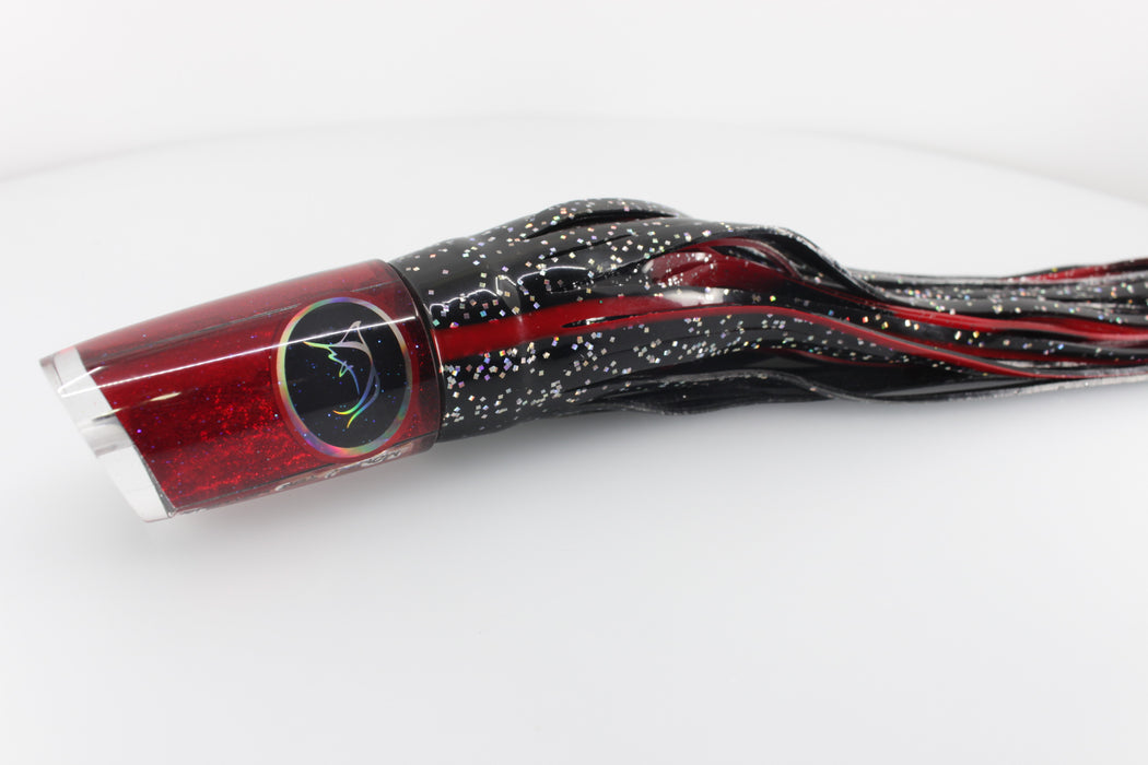 Bonze Lures Red Rainbow Black Eyes Money For Nothing 12" 9oz Black-Red