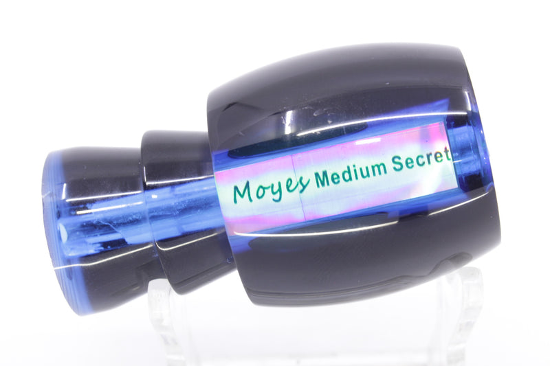 Moyes Lures Blue MOP Black Back Taxi Eyes Medium Secret 10" 2oz